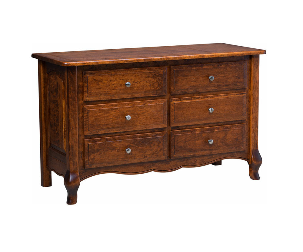 French Country 6 Drawer Dresser / Changing Table