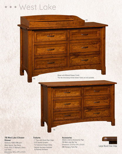 West Lake 6 Drawer Chest