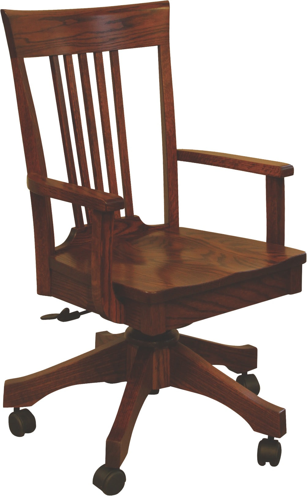 Old World OW Shaker 5-Slat Desk Chair