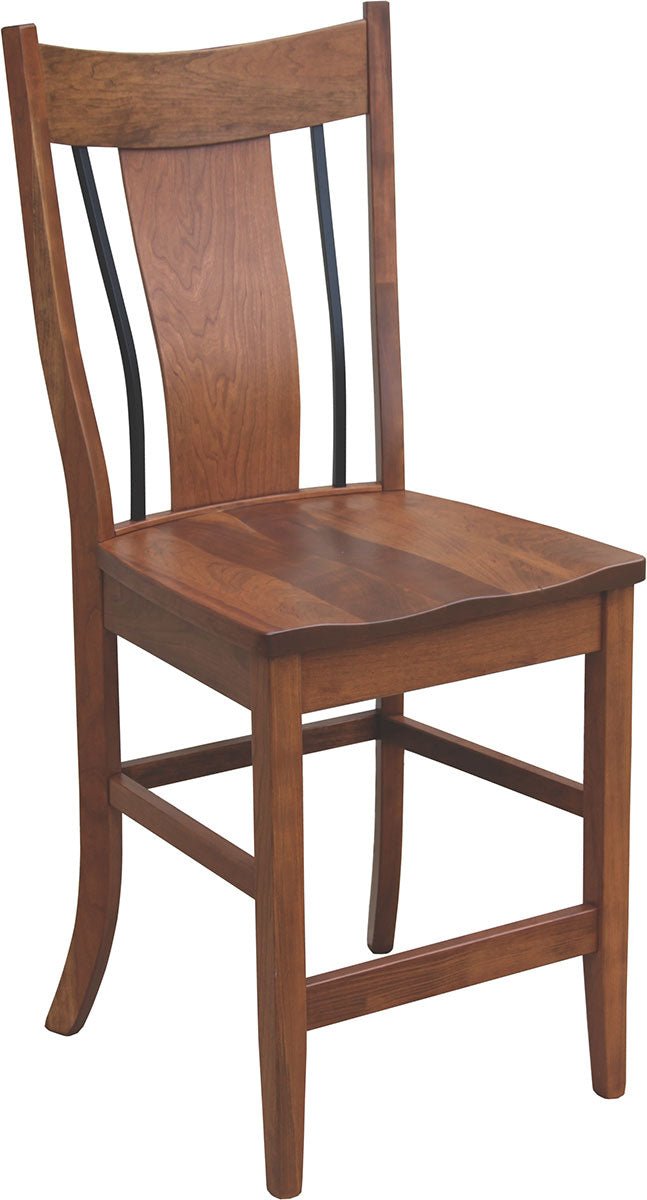Eagle Bar Stool with Wrought Iron