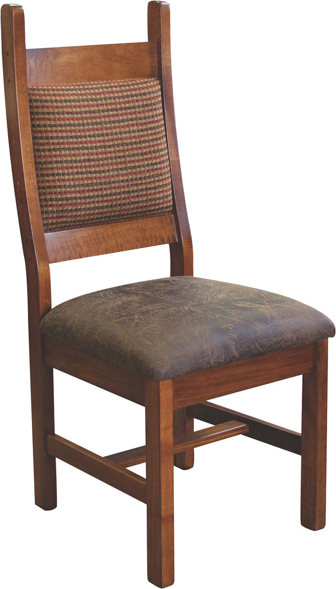 Tony Ladderback Chair with Fabric Seat and Back