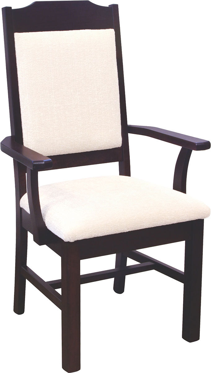 Wilson Arm Chair with Fabric Seat and Back