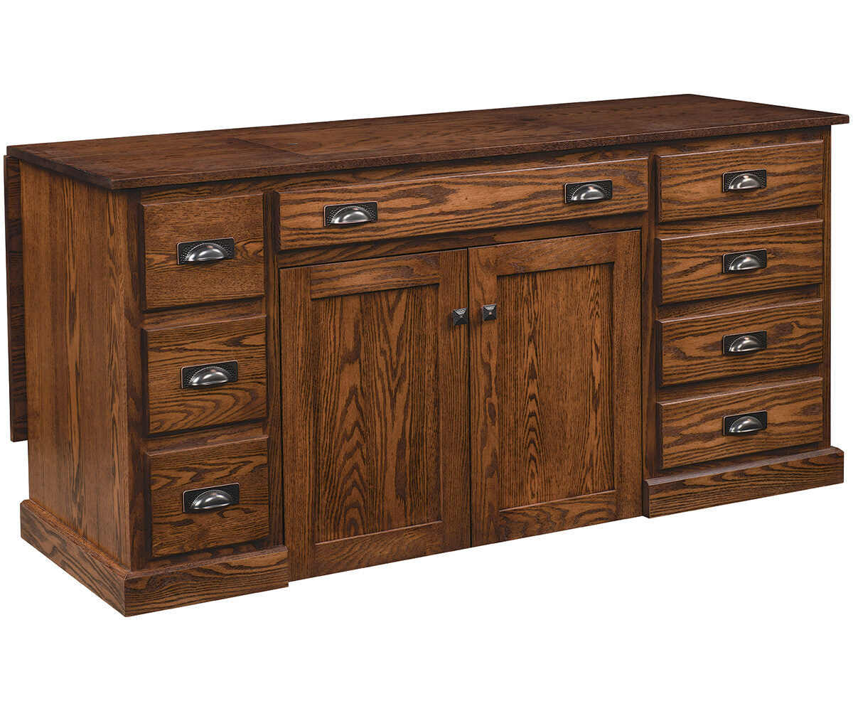 Pocket Door Sewing Cabinet
