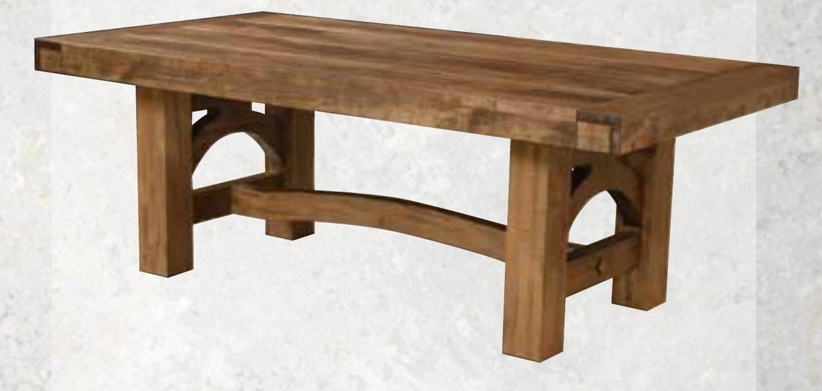 Portland Saw-Marked Farmhouse Table