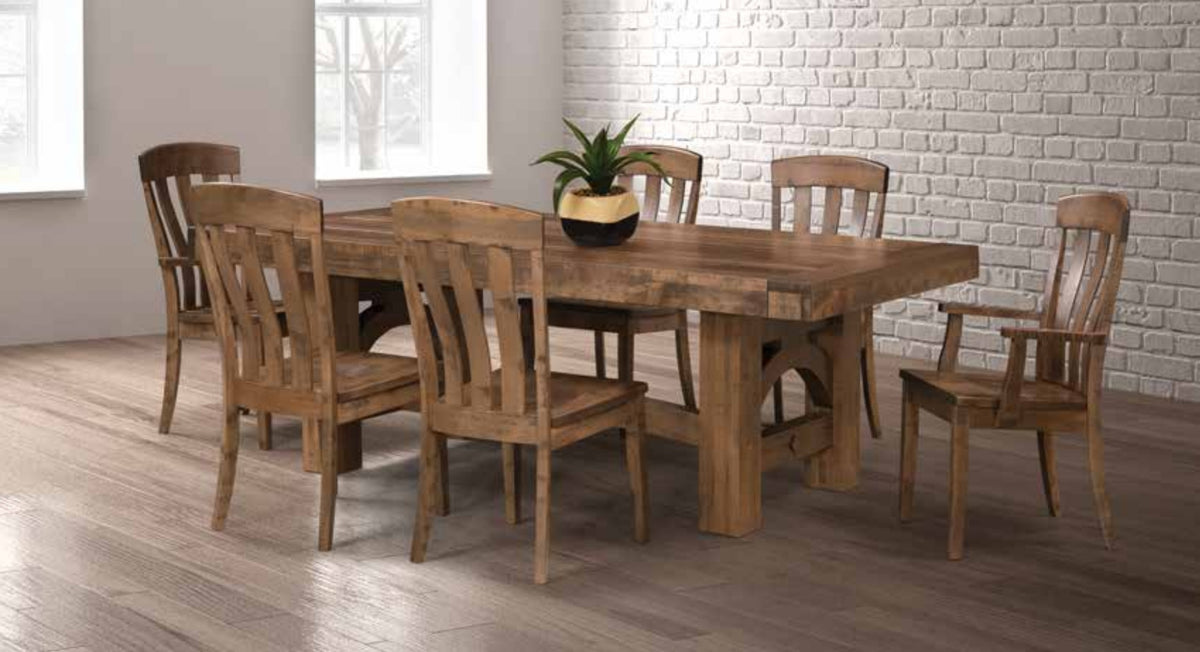 Portland Saw-Marked Farmhouse Table