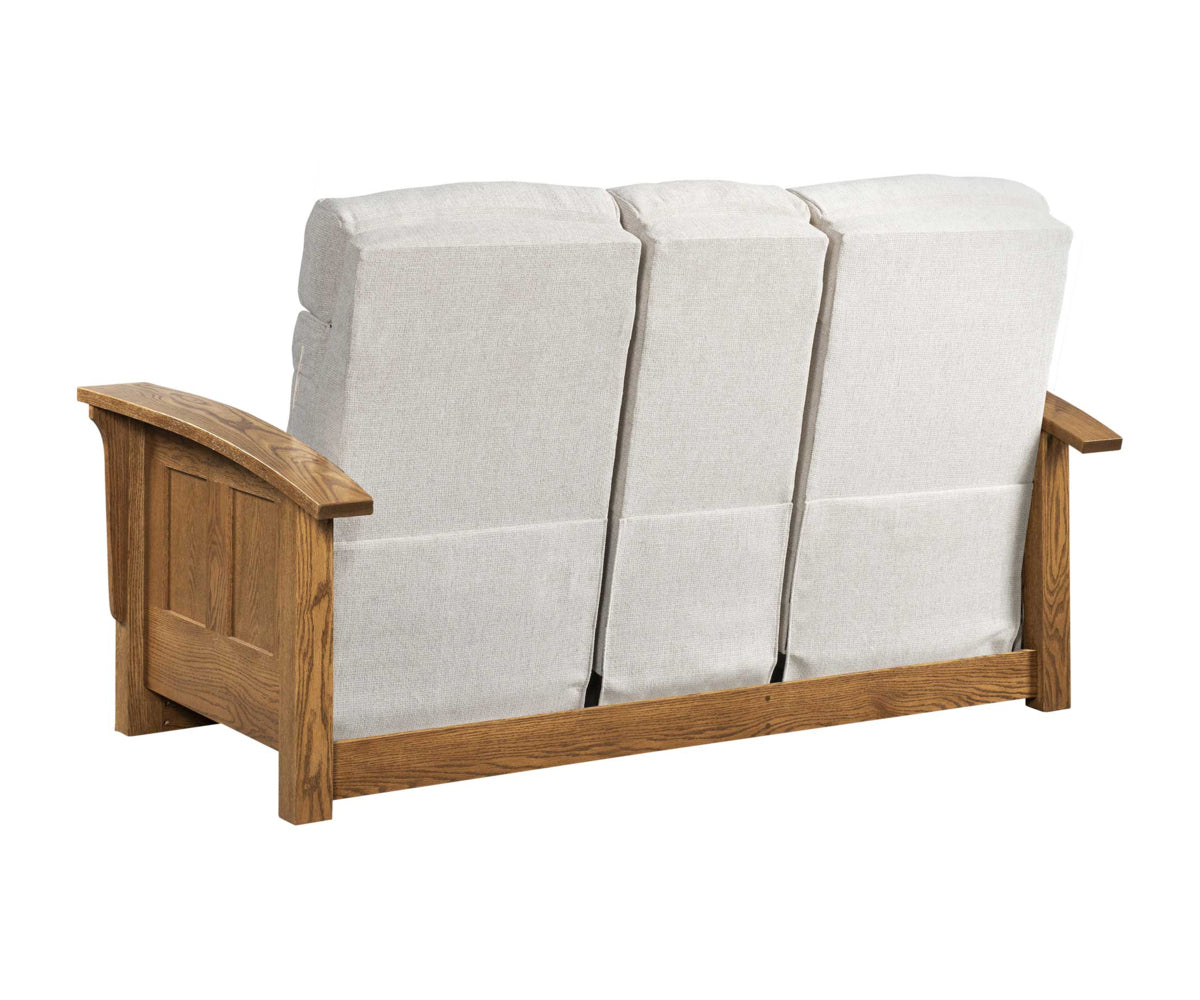 Shaker Center Console Recliner Love Seat