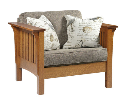 Mission Chair  with Reversible Cushions