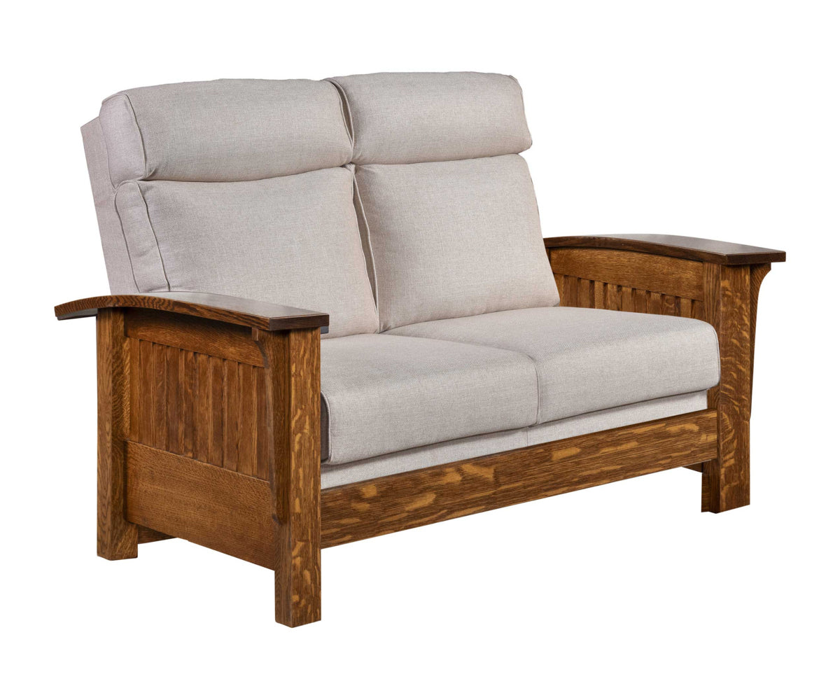 Mission Love Seat, Stationary A