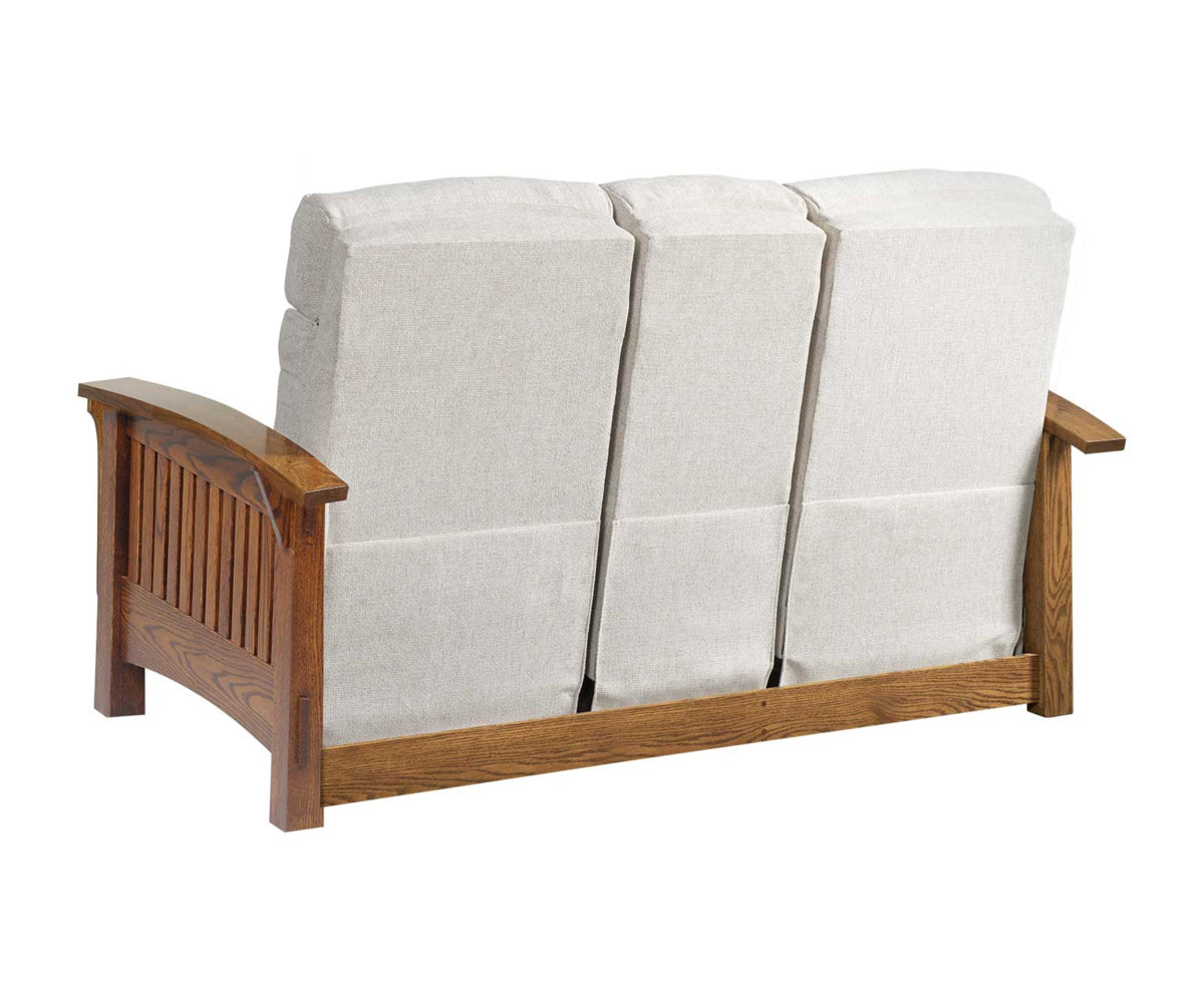 Country Mission Center Console Recliner Love Seat