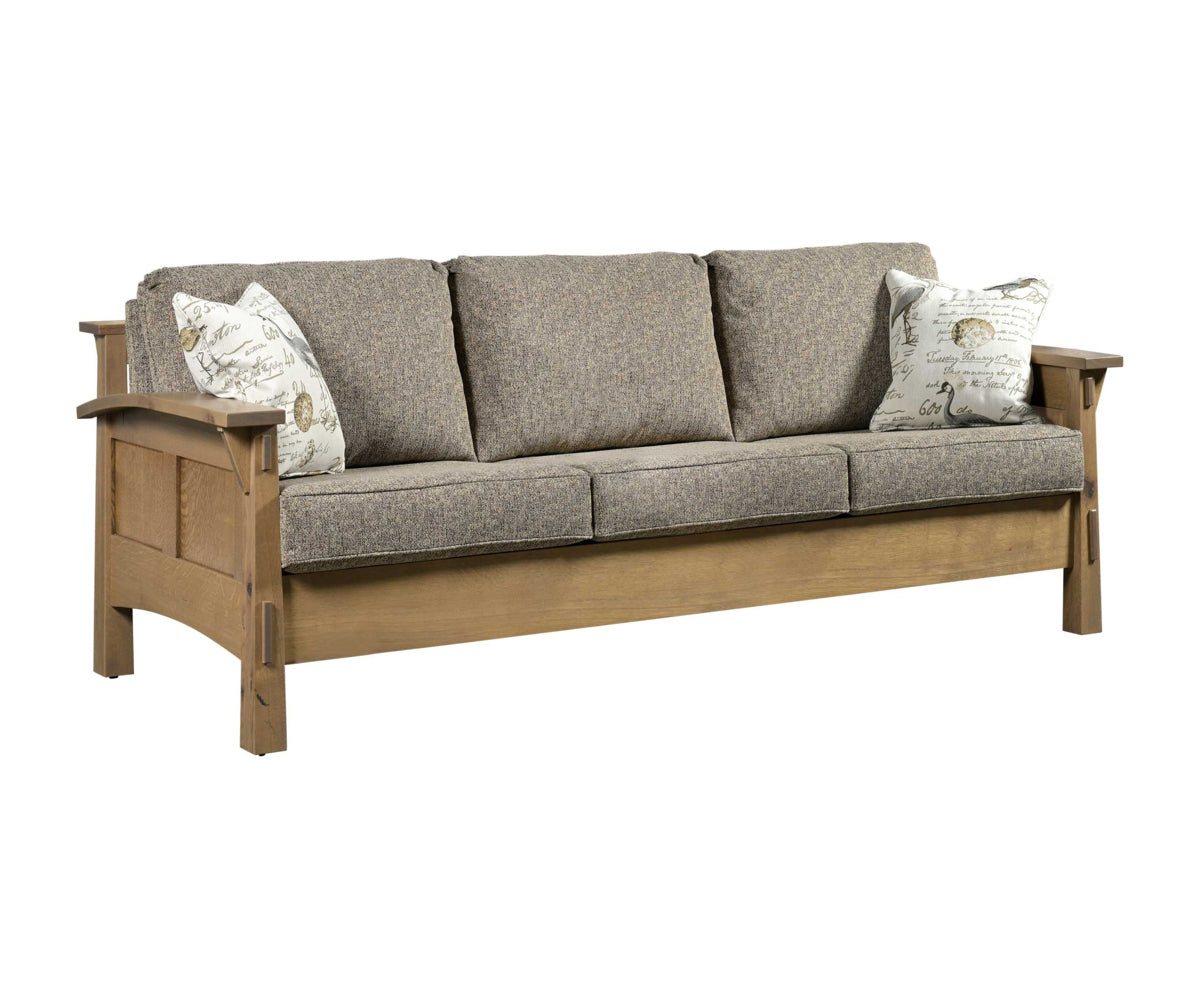 Country Shaker  Sofa  with Reversible Cushions