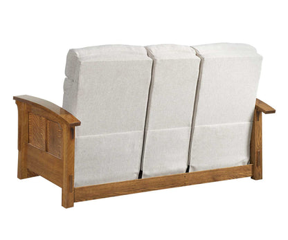 Olde Shaker Center Console Recliner Love Seat