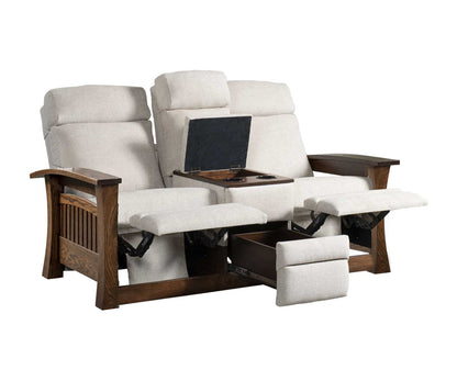 Mission Gateway Center Console Recliner Love Seat