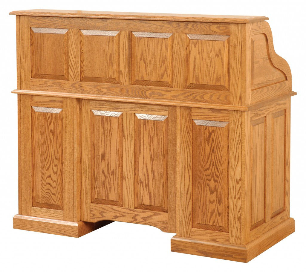 54″ Regency Rolltop Desk with Base Trim