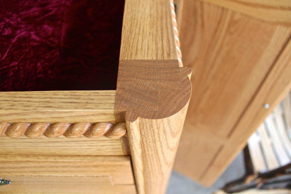 Deluxe Jewelry Armoire with Berkshire Trim