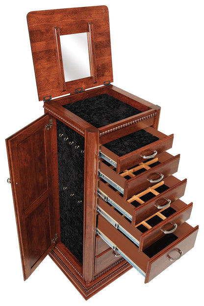 Rope Twist Jewelry Armoire
