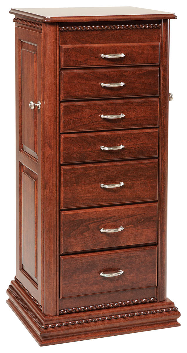 Rope Twist Jewelry Armoire