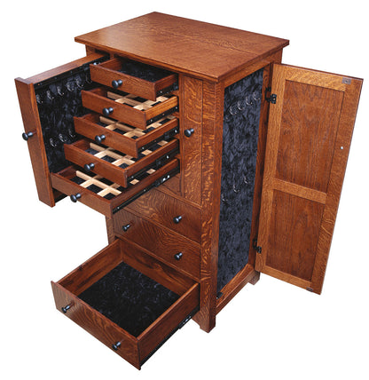 Bungalow Mission Jewelry Armoire