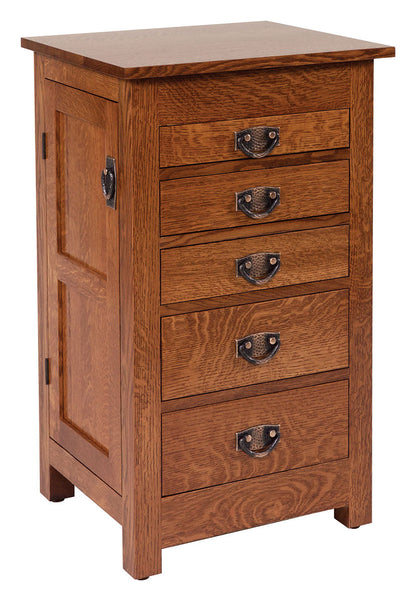 35" Mission Jewelry Armoire