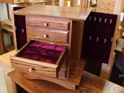 Shaker Dresser Top Jewelry Armoire