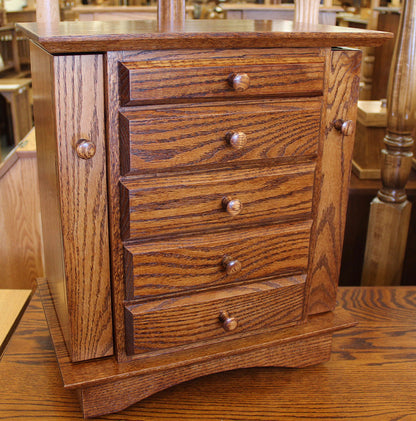 Shaker Dresser Top Jewelry Armoire