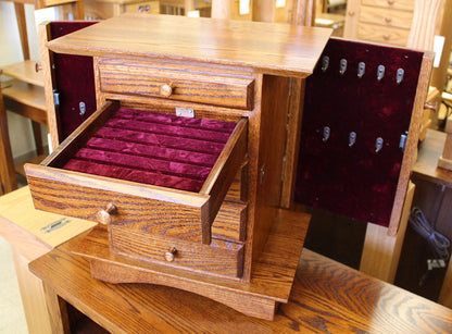 Shaker Dresser Top Jewelry Armoire