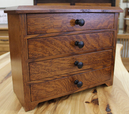 4 Drawer Shaker Jewelry Chest
