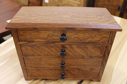 4 Drawer Shaker Jewelry Chest