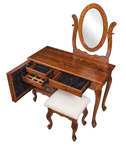 Queen Anne Jewelry Dressing Table