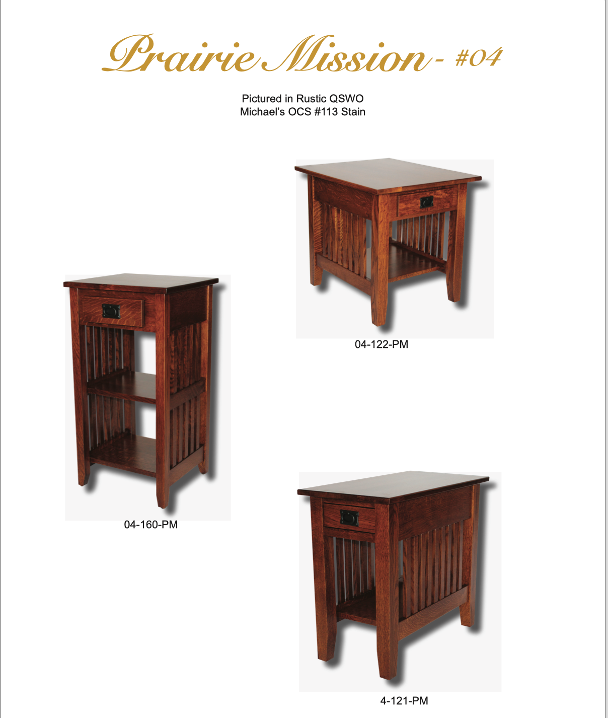 Prairie Mission 48" Sofa Table
