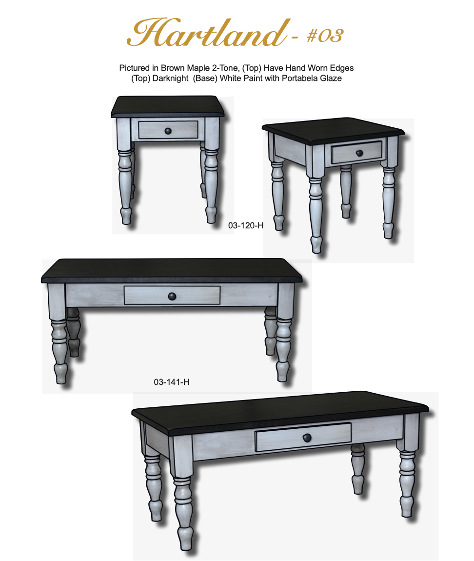 Hartland 42″ Coffee Table With Drawer