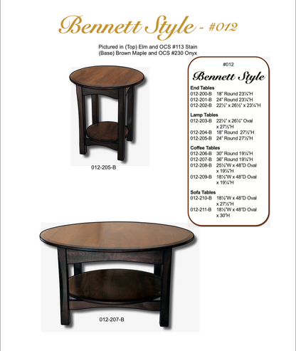 Bennett 22 1/2″ x 26 1/2″ End Table