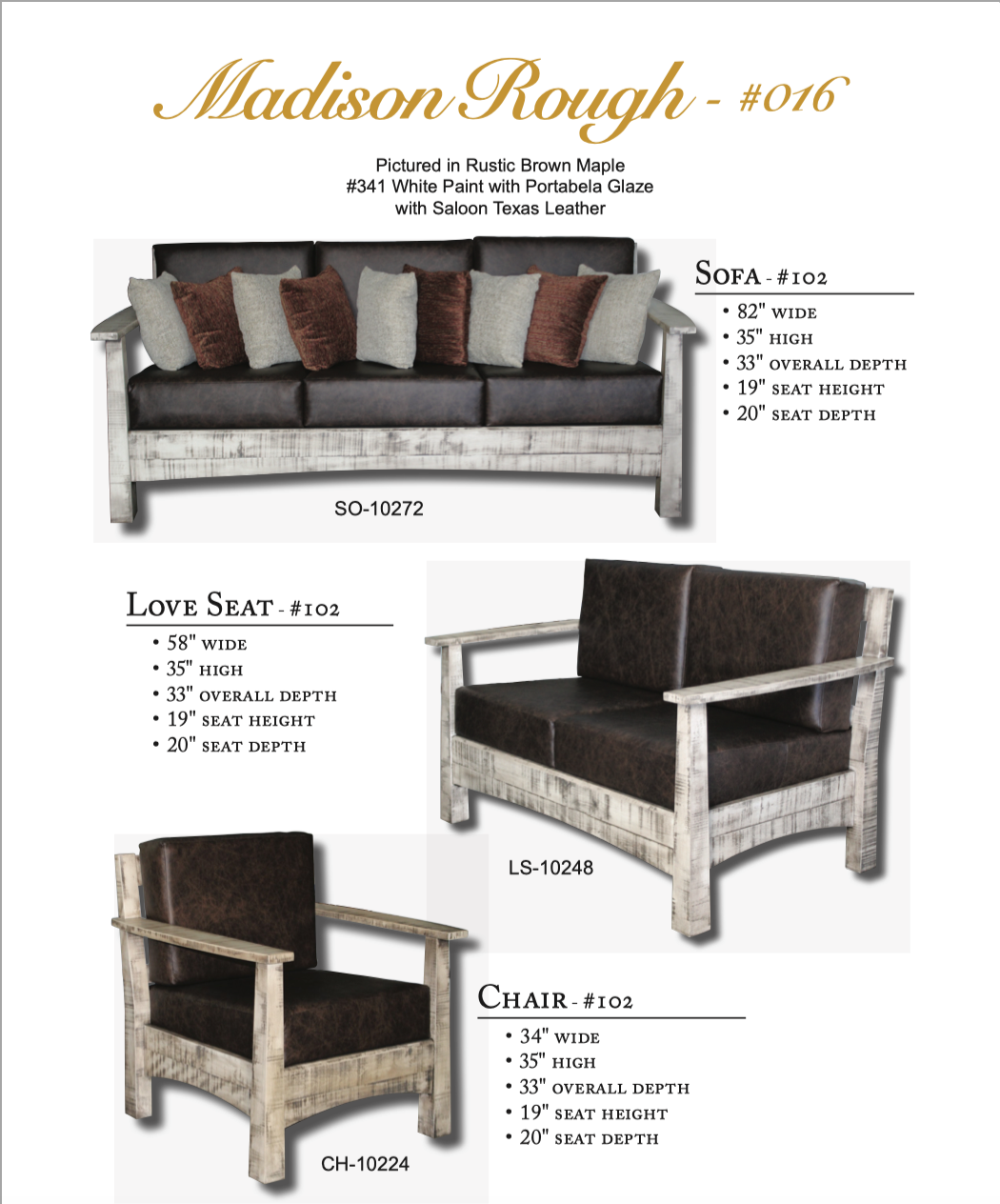 Madison Rough Sawn 18" x 22" End Table