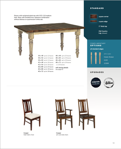 Old Country Table and Chair Set