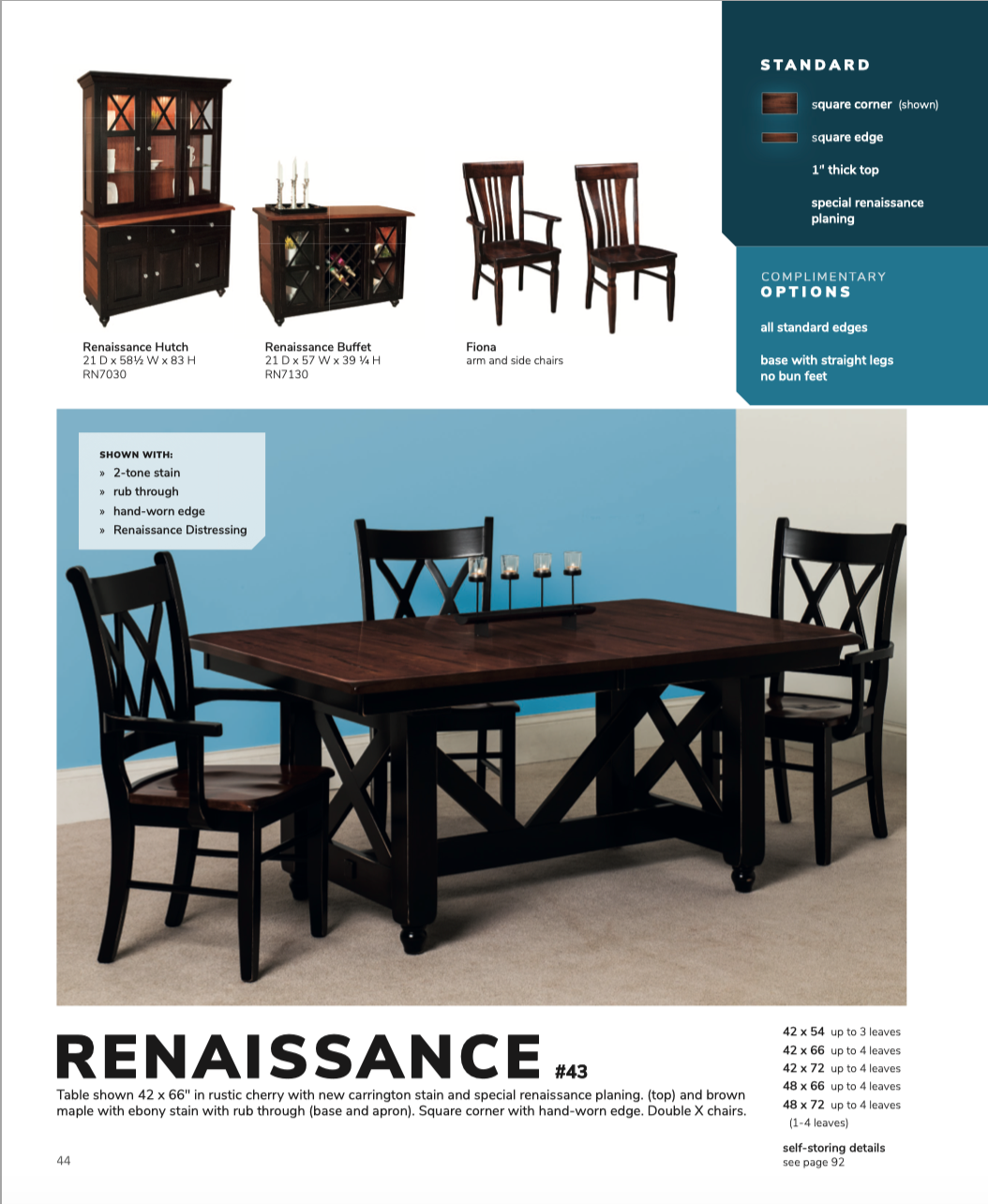 Renaissance Table and Chair Set