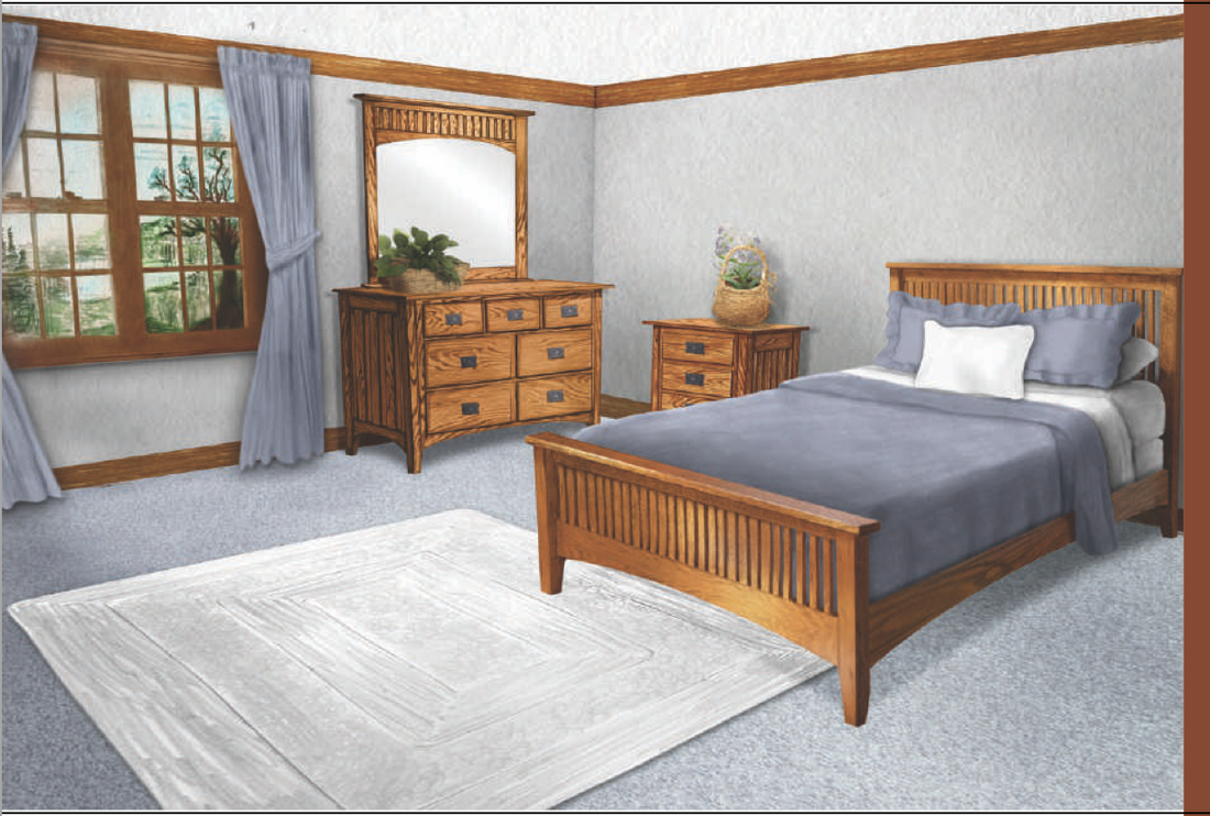 New Mission Bedroom Set