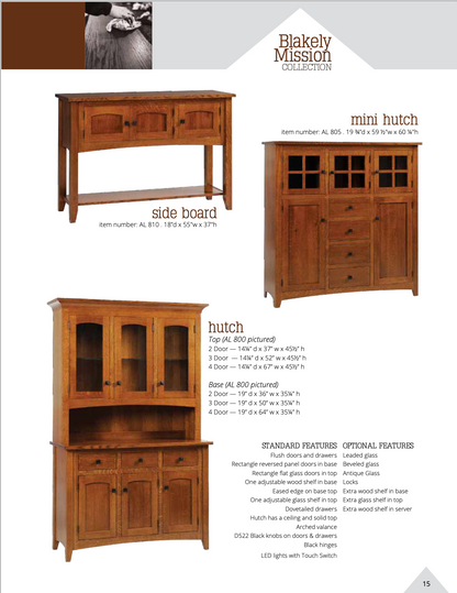 Blakely Mission Dining Room Set