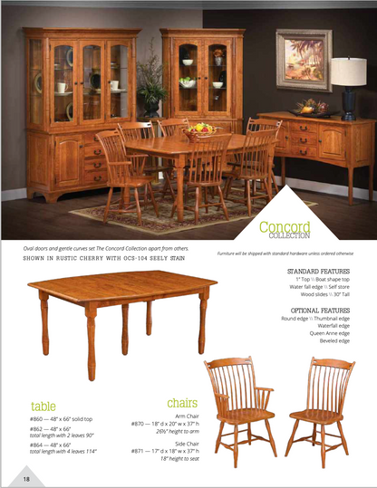 Concord Dining Room Set
