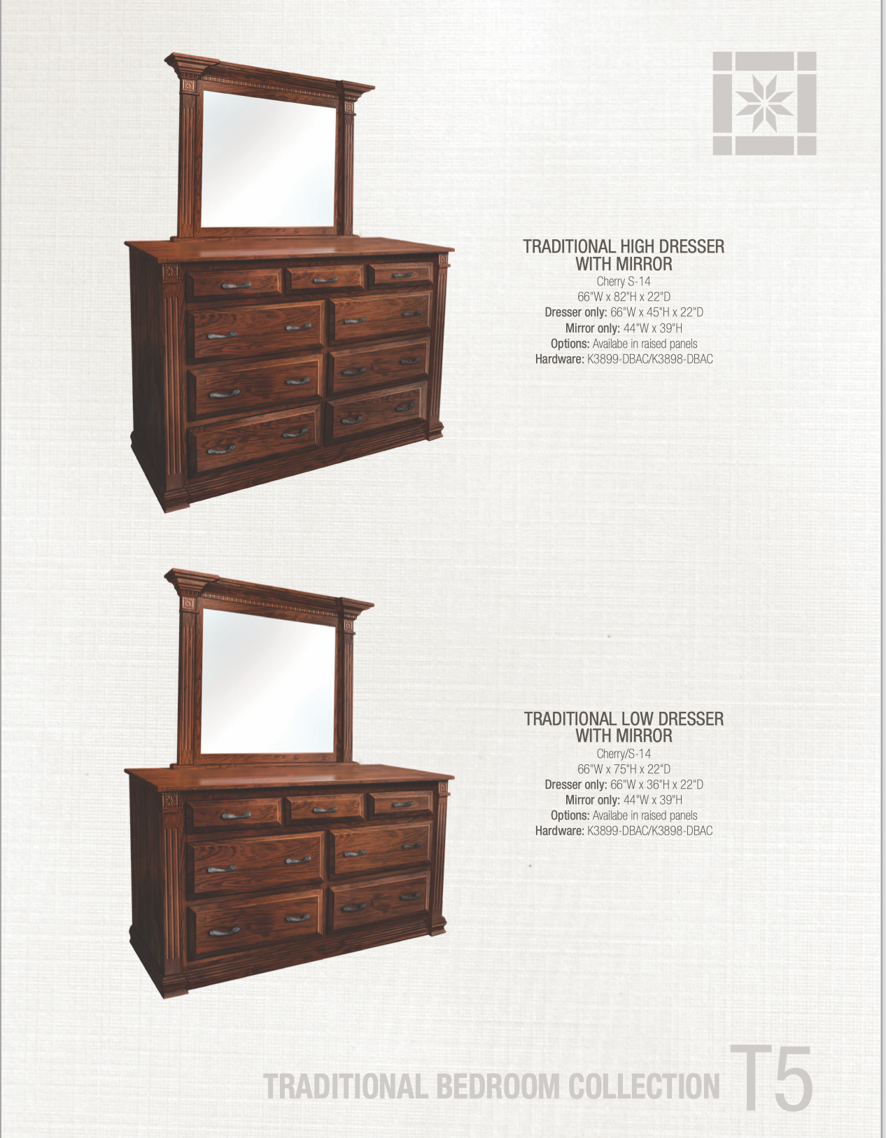 Traditional Deluxe Bedroom Set