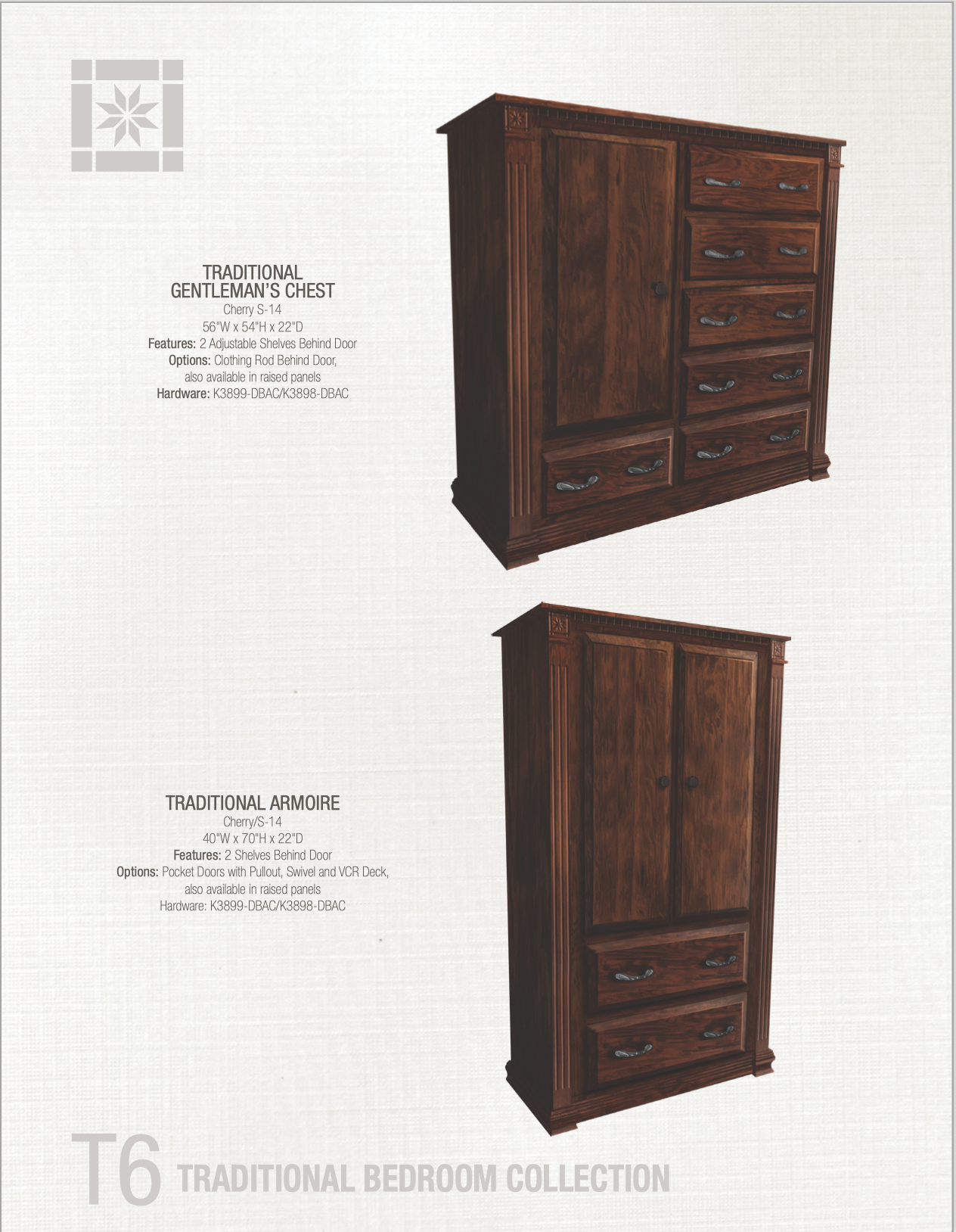 Traditional Deluxe Bedroom Set