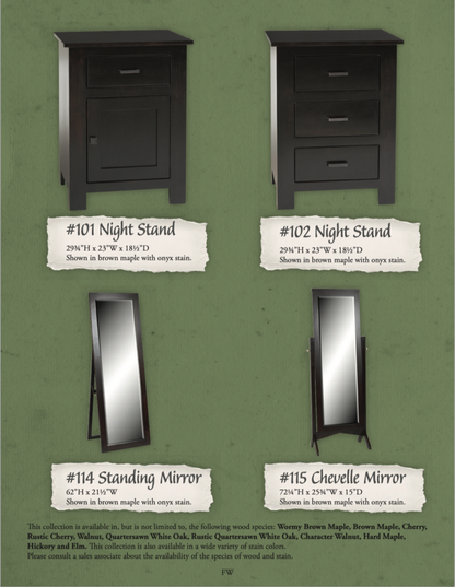 Horizon Shaker Bedroom Set 