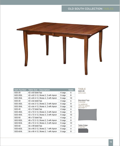 Old South Dining Room Set