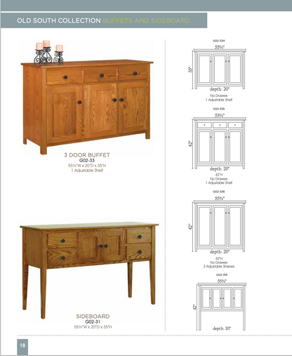 Old South Dining Room Set