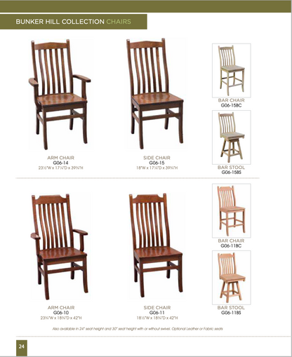 Bunker Hill Dining Room Set