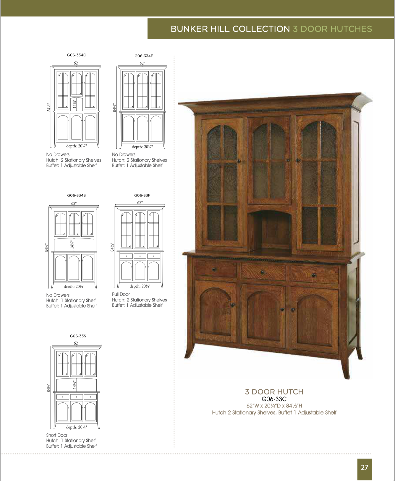 Bunker Hill Dining Room Set