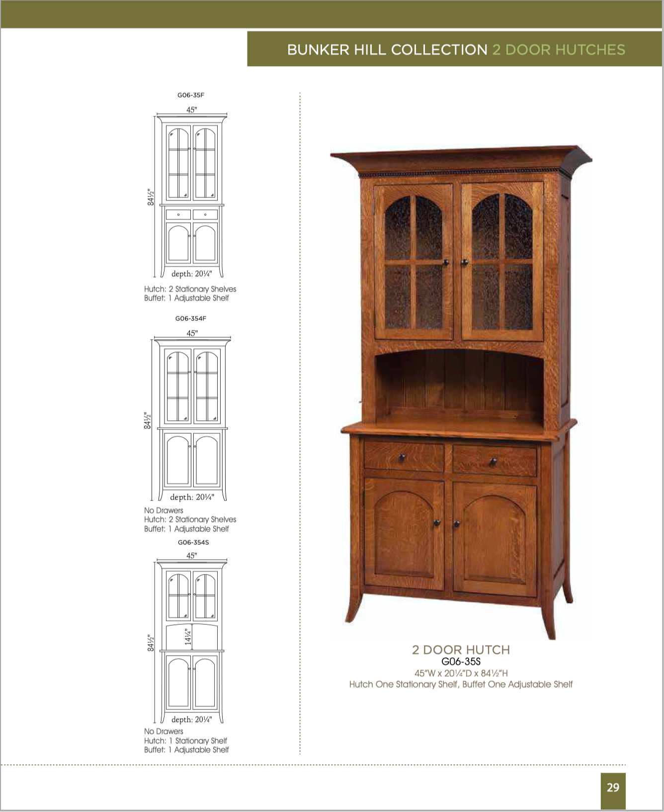Bunker Hill Dining Room Set