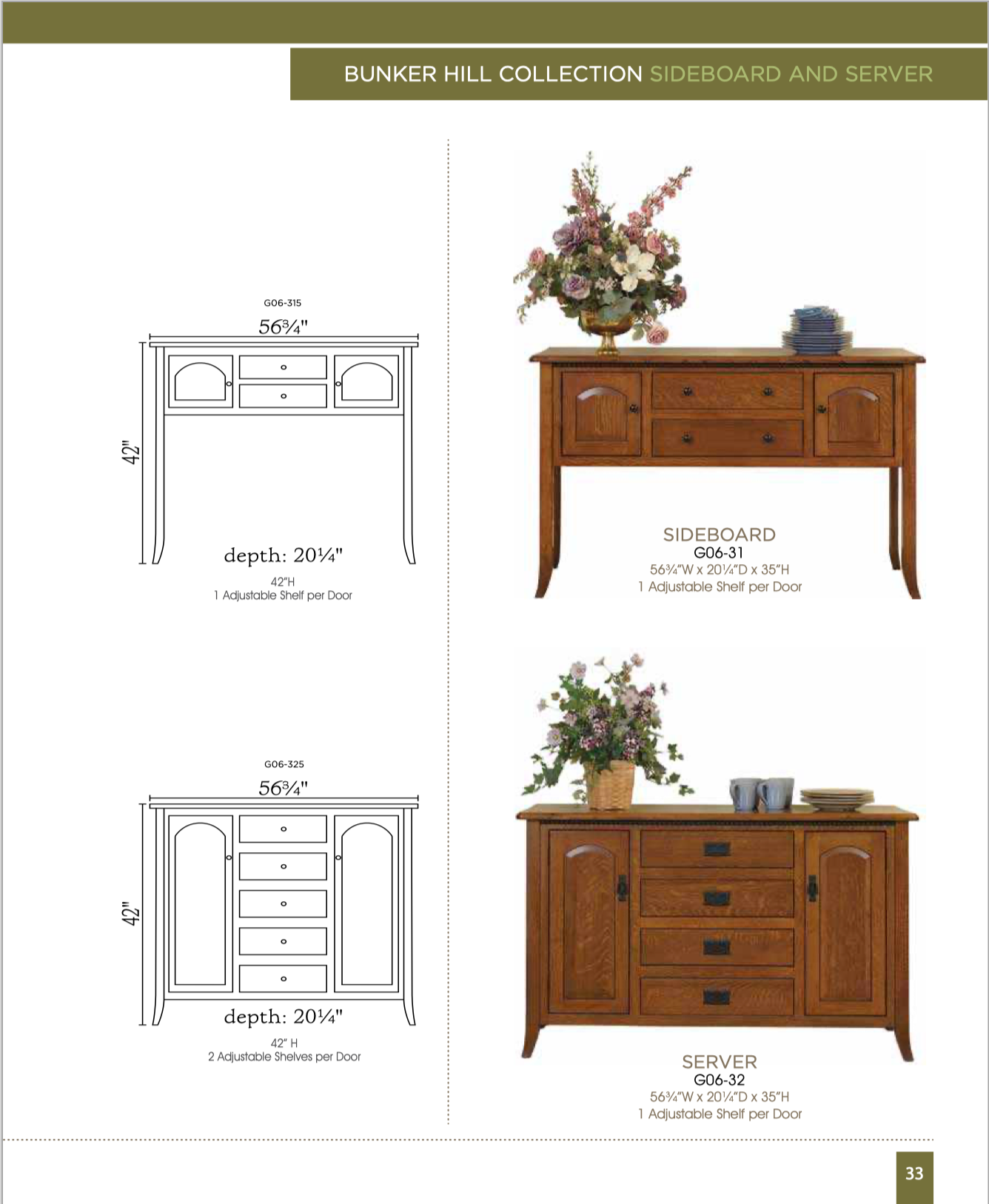 Bunker Hill Dining Room Set