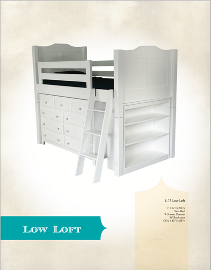 Low Loft Bunk Bed