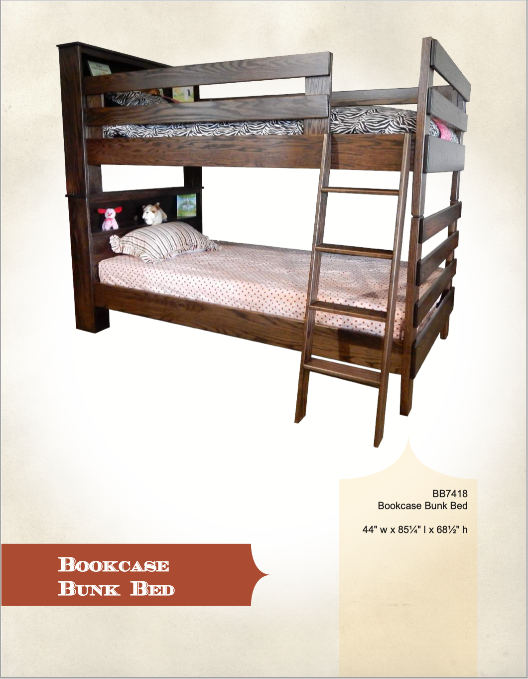 Bookcase Bunk Bed