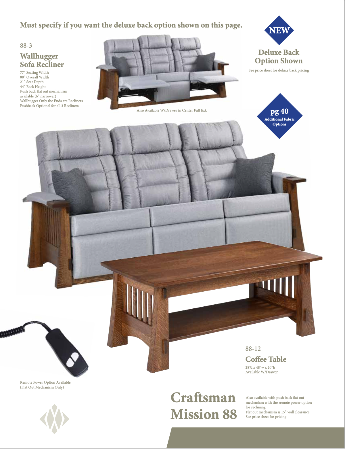 Craftsman Mission 56" TV Stand