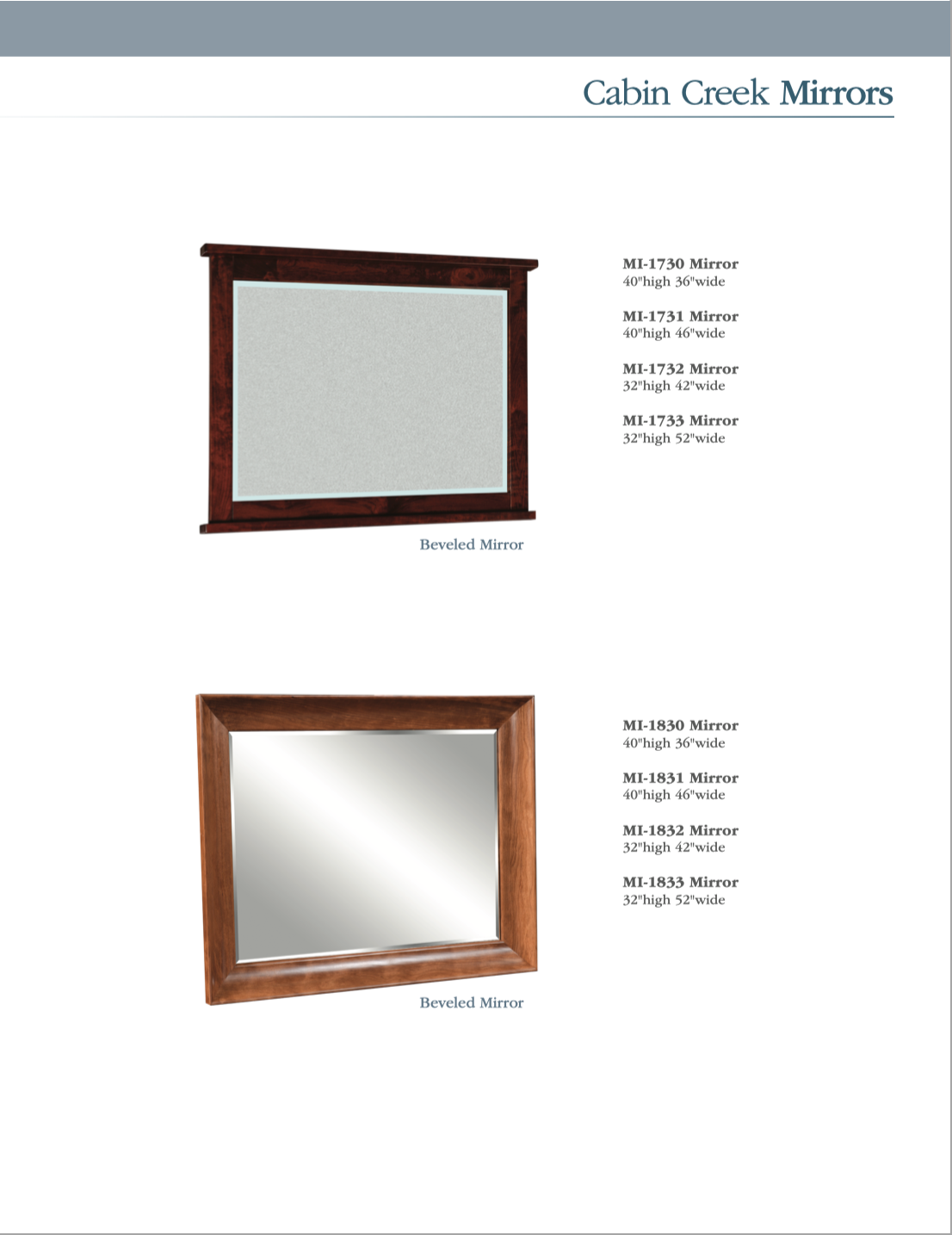 Cabin Creek Bedroom Set